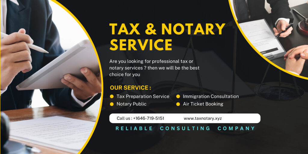Tax and Notary service New York